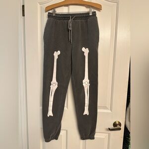 Gray Skeleton sweats